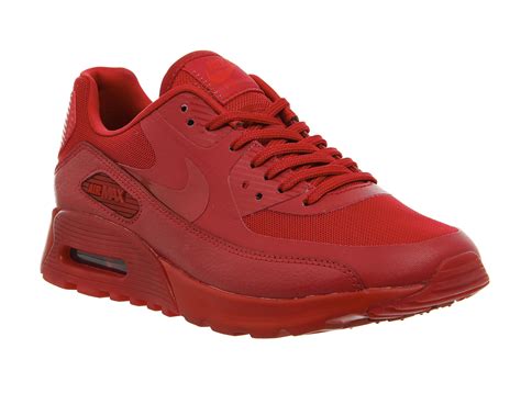 nike air max einfarbig rot